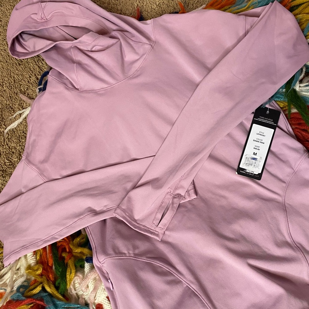 Purple hooded thermal